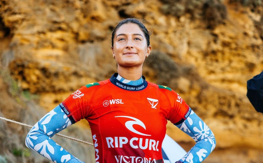Luana Silva é vice-campeã da etapa de Bells Beach