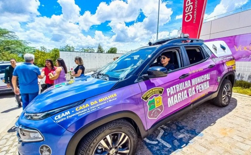 Mais de 340 mulheres são acompanhadas pela Patrulha Maria da Penha em Palmeira dos Índios