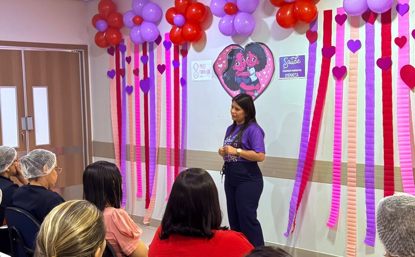 Hospital Maceió promove evento com foco na saúde mental materna
