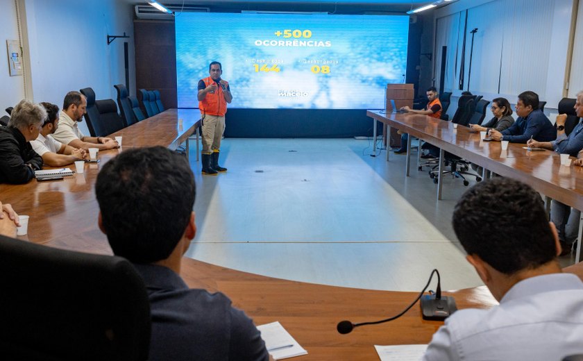 Prefeitura de Maceió reforça ações da Defesa Civil após chuvas 73% acima da média em maio