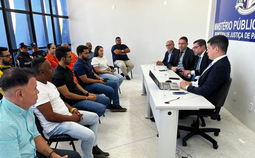 MP firma em Palmeira dos Índios medidas para segurança do Carnaval 2024