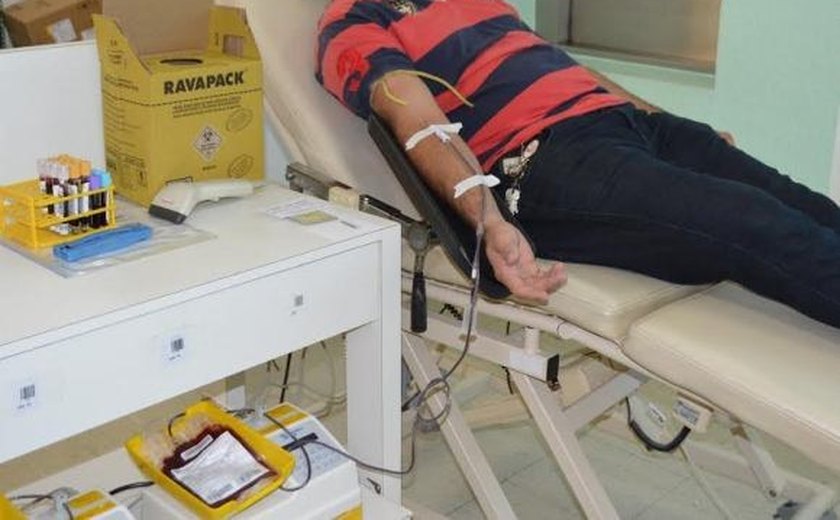 Hemoal realiza coleta de sangue no Centro de Maceió nesta terça