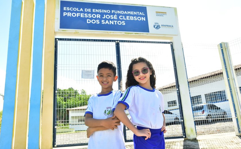 Volta às aulas: Arapiraca inicia o ano letivo no dia 21 de fevereiro