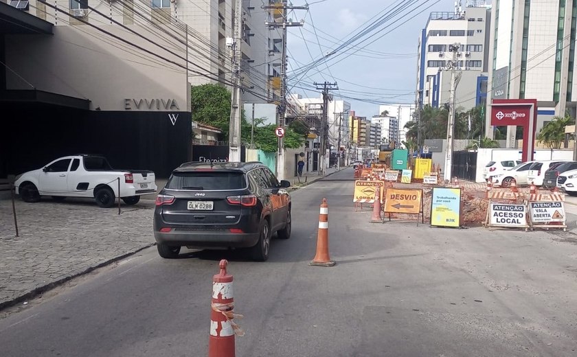 Obra emergencial na Rua Engenheiro Mário de Gusmão terá horário antecipado neste sábado (20)