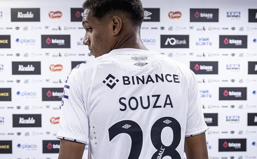 Santos acerta a renovação de contrato com o lateral-esquerdo Souza