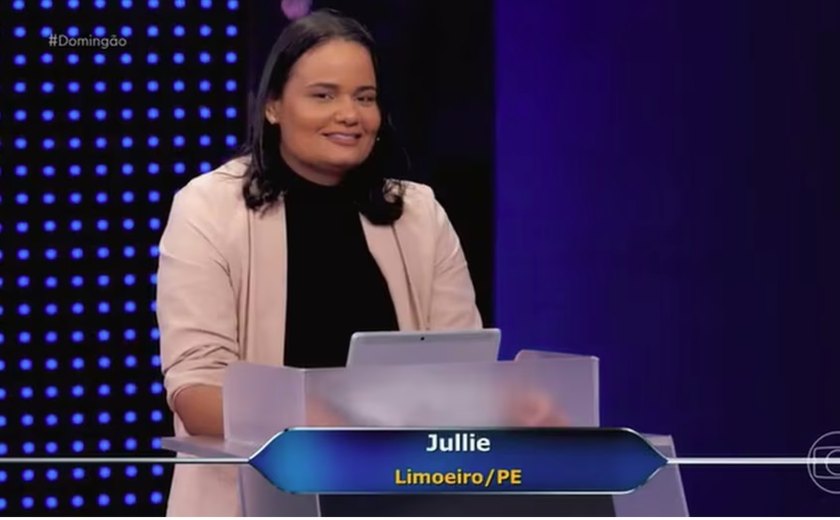 Quem é Jullie Dutra, participante do Quem Quer Ser Um Milionário de hoje