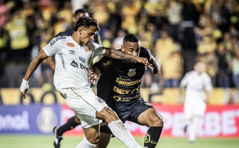 Santos perde terceira seguida, agora do Novorizontino, e pode deixar zona de acesso da Série B
