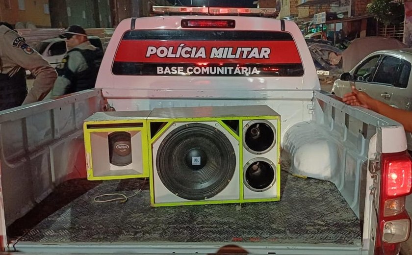 SSP apreende nove equipamentos sonoros por perturbação do sossego no fim de semana