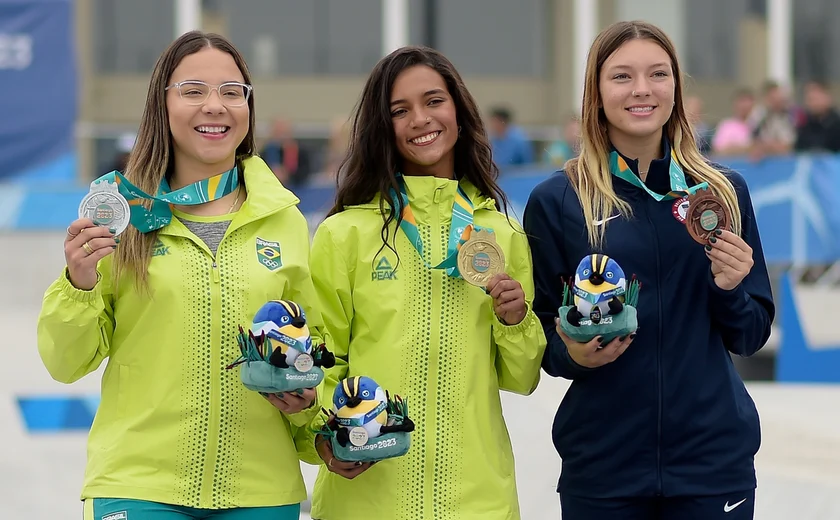 Rayssa Leal ganha primeiro ouro do Brasil no Pan