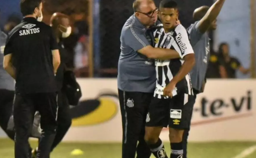 Ângelo sofre lesão muscular e desfalca o Santos em ‘decisão’ no Paulistão