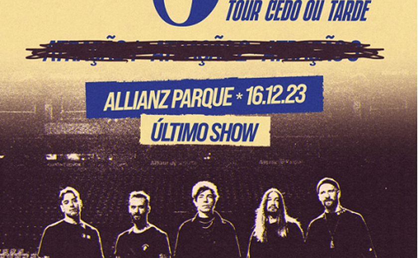 Último show da tour do NX Zero será no Allianz Parque