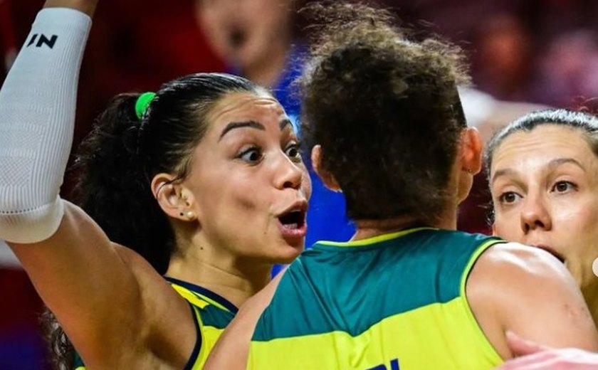 Seleção feminina de vôlei derrota Alemanha e continua invicta na Liga das Nações