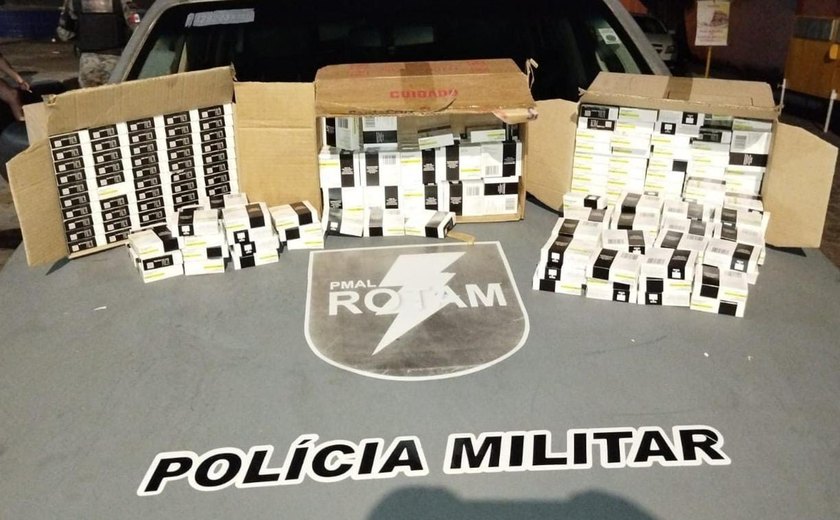 Batalhão de Rotam apreende cerca de 500 caixas de medicamentos controlados em Maceió