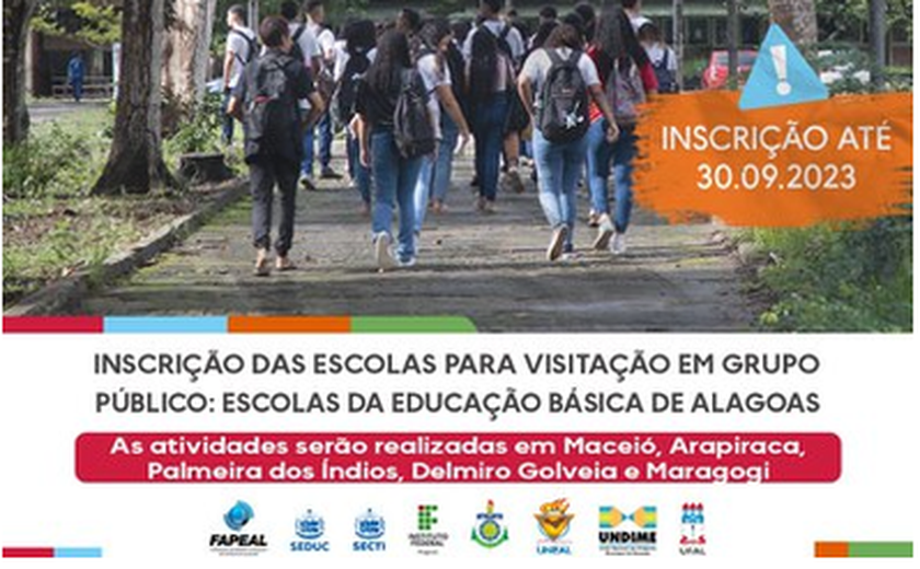 Estudantes do Ensino Médio podem se inscrever para conhecer a Ufal