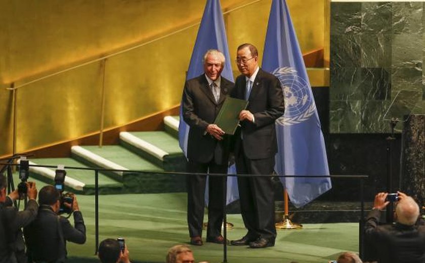 Brasil entrega à ONU documento de ratificação do Acordo de Paris