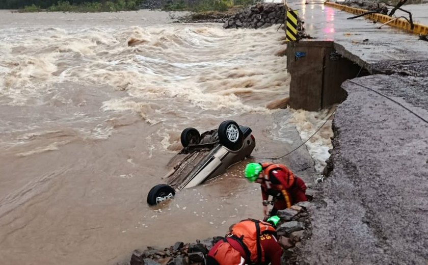 Defesa Civil emite alerta severo para cheia do Rio Taquari