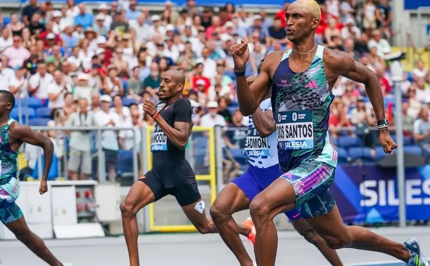 Alison dos Santos soma 12ª vitória nos 400m com barreiras da Diamond League em Estocolmo