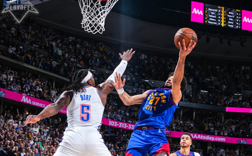 Nuggets aproveitam 'apagão' do Thunder na prorrogação e abrem 2 a 1 na série; Cavaliers reagem