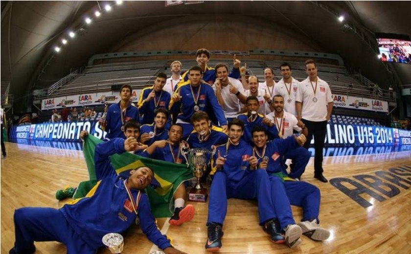 Brasil conquista título Sul-Americano de basquete sub-15 e garante vaga na Copa América