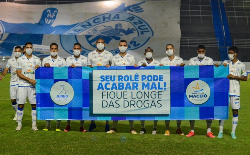 Clubes do futebol alagoano reforçam campanha de Prevenção às Drogas em Maceió