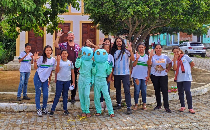 Estudantes de Caruaru estão gravando filmes na zona rural