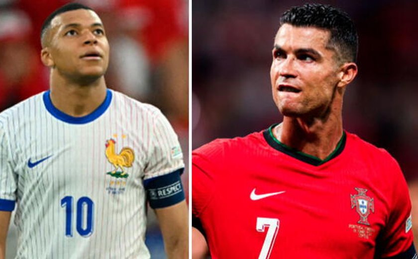 Portugal e França na Eurocopa é passagem de bastão entre fã Mbappé e herói Cristiano Ronaldo