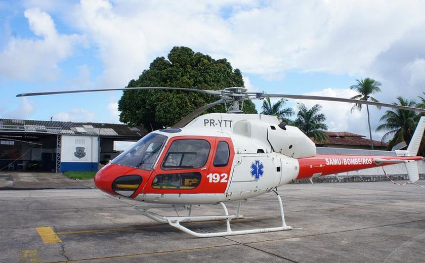 Samu Aeromédico garante agilidade no atendimento a pacientes em estado grave