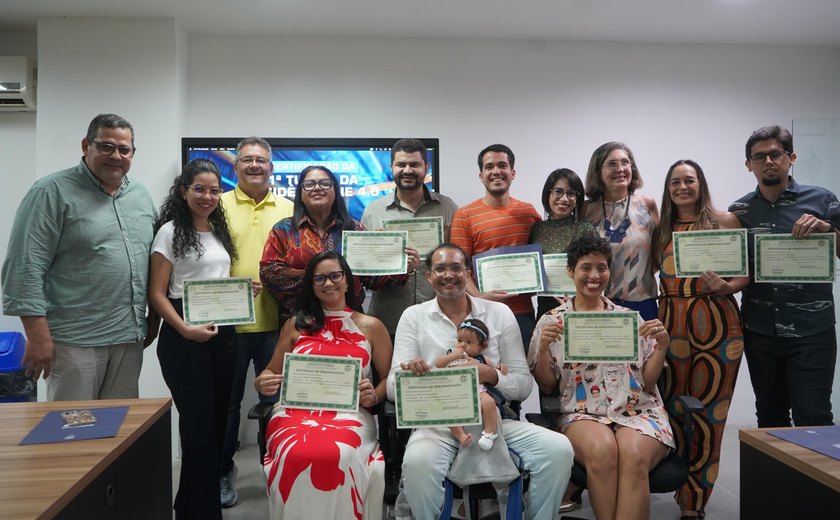 Secti e Fapeal entregam certificações em Indústria 4.0 a profissionais de Alagoas