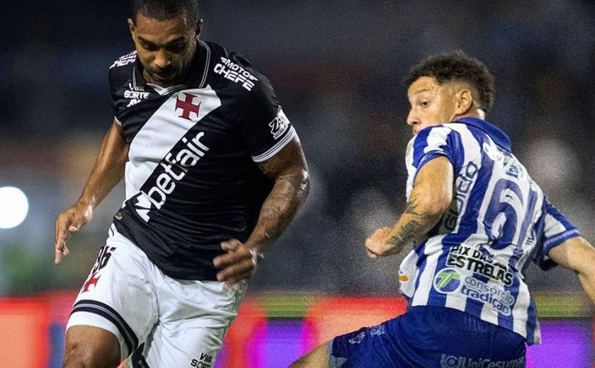 CSA e Vasco ficam no 0 a 0 em Maceió na ida das oitavas da Copa do Brasil