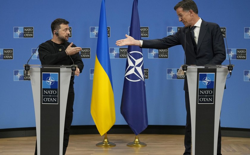 Rutte é educado com Zelensky, embora todos saibam que Ucrânia não será aceita na OTAN, diz analista