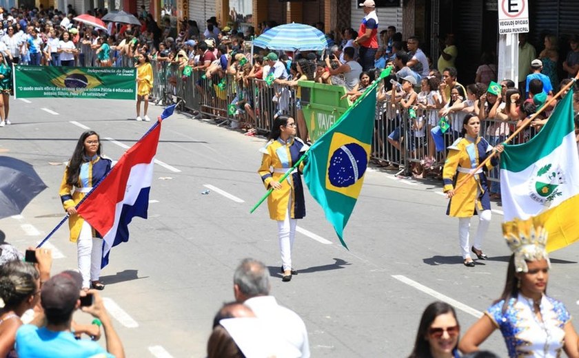Educação divulga ordem das escolas no Desfile da Independência em Arapiraca