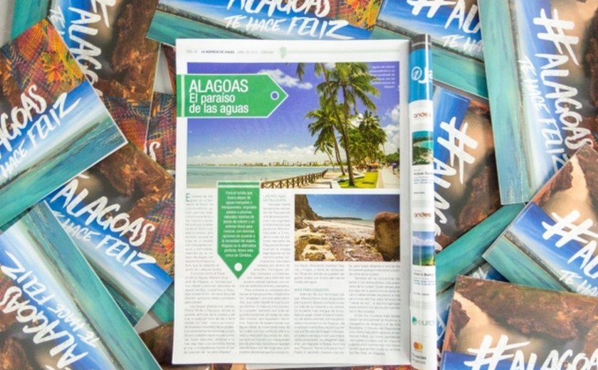 Praias de Alagoas estampam capa de revista argentina