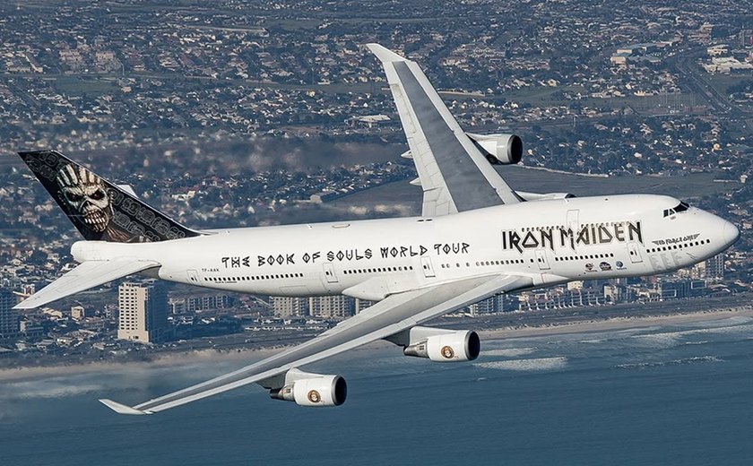 Avião do Iron Maiden é desmontado e vira peça de colecionador