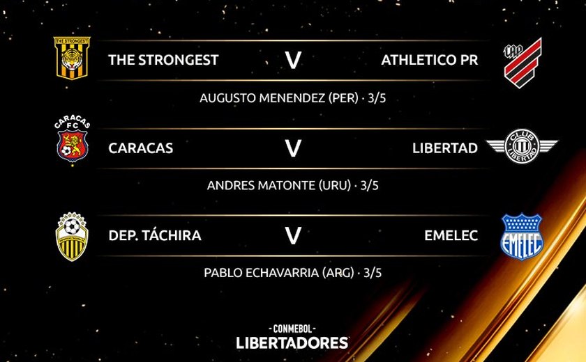 Árbitros escalados para a 4ª rodada da Fase de Grupos