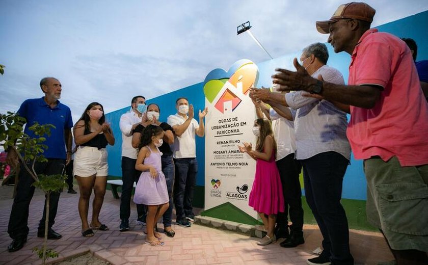 Renan Filho entrega obras do Minha Cidade Linda e novo acesso a Pariconha