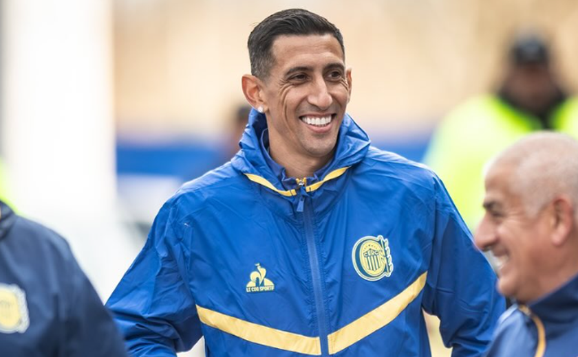 Di María sonha em jogar clássico argentino ao lado de Neymar e celebra gol pelo Rosario Central