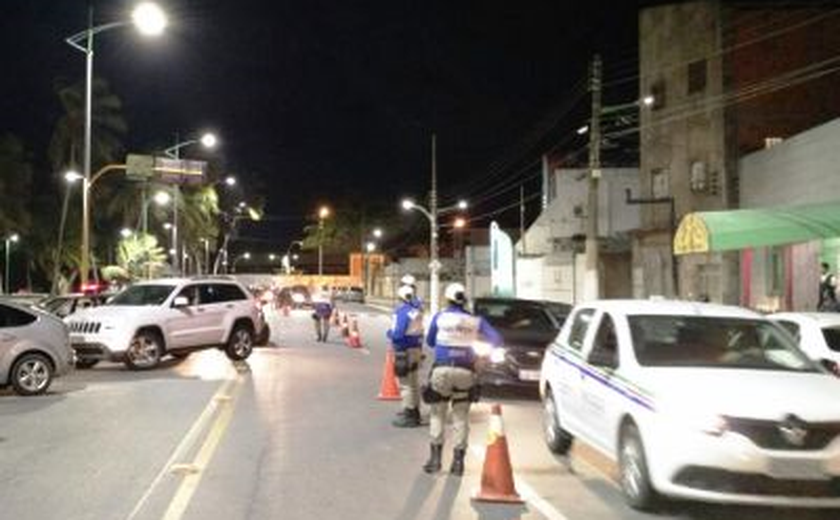 Lei Seca realizou três operações nesta quarta-feira em Maceió e Rio Largo