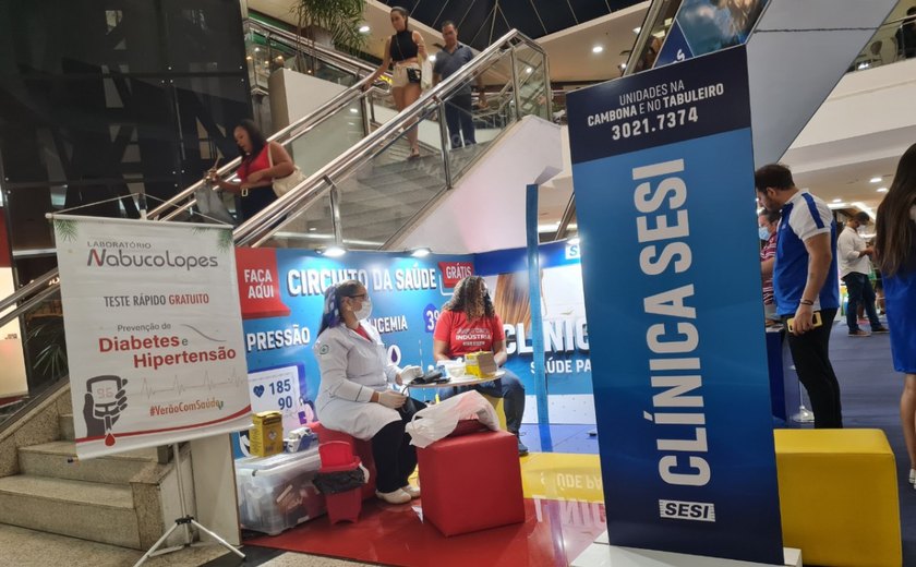 Circuito da Saúde do Sesi realiza atendimentos no Festival Ademi 2022