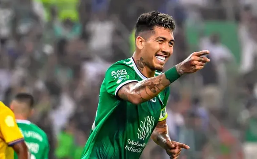 Roberto Firmino faz hat-trick na estreia do Al-Ahli no Campeonato da Arábia Saudita