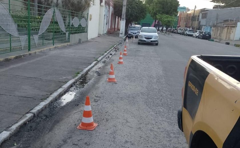 Cones e outros objetos são recolhidos pelo DMTT em ação durante o São João Massayó