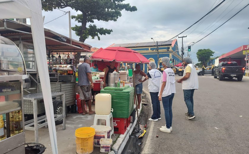 Vigilância Sanitária realiza fiscalização no comércio ambulante do Verão Massayó