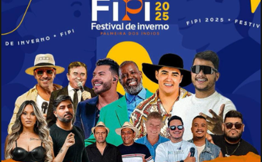 Prefeitura de Palmeira dos Índios confirma programação e divulga as atrações do Festival de Inverno de 2025