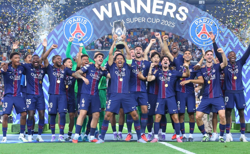 PSG marca duas vezes no fim, leva decisão com Tottenham aos pênaltis e conquista a Supercopa
