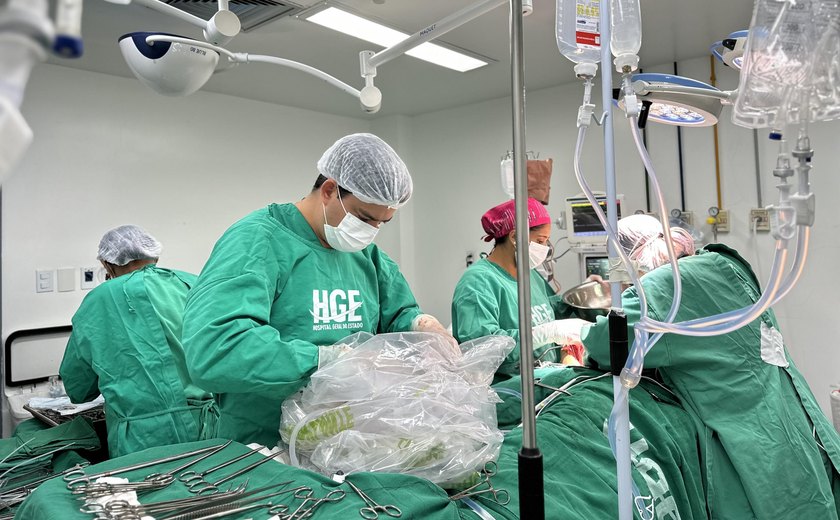 HGE realiza mais uma captação de órgãos e três pessoas são beneficiadas