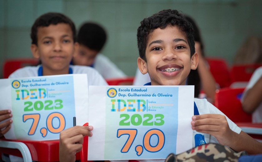 Escola Guilhermino de Oliveira comemora melhor nota da rede estadual no Ideb Anos Iniciais/Ensino Fundamental