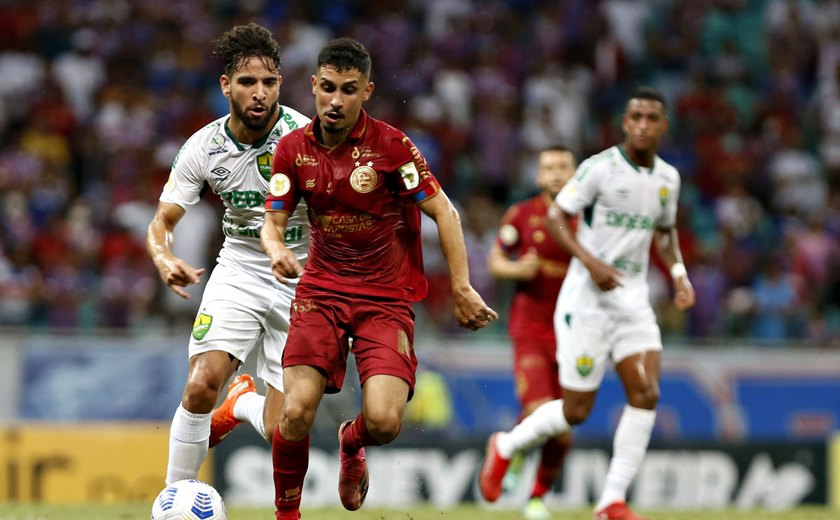 Em noite de gols anulados, Bahia empata com o Cuiabá e se complica no Brasileirão