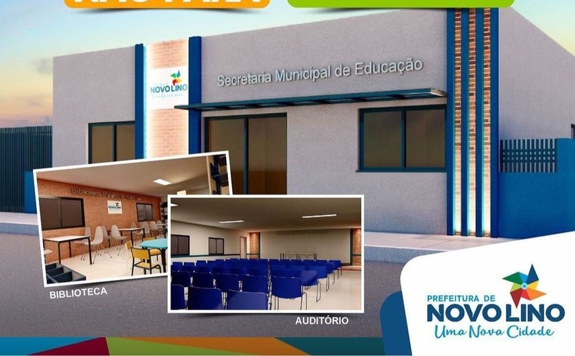 Prefeita Marcela Gomes reinaugura Escola Mário Gomes de Barros na segunda, 11, em Novo Lino
