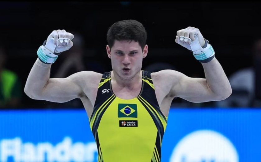 Diogo Soares é prata no individual geral da ginástica no Pan; Nory é nono e adia vaga olímpica
