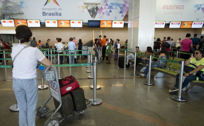 Número de passageiros nos aeroportos brasileiros cresce 4,4%