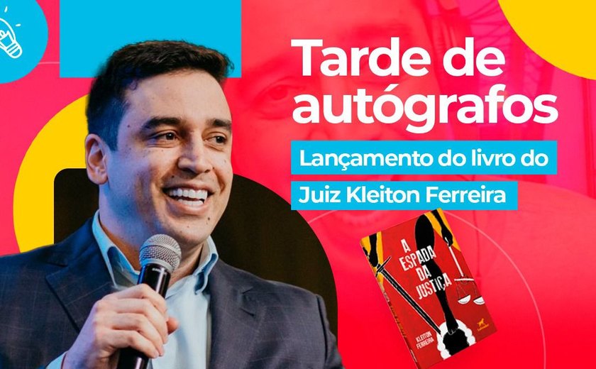 Partage Arapiraca recebe juiz Kleiton Ferreira para lançamento de livro e tarde de autógrafos